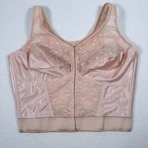 Exquisite Form Vintage original front clothes long line posture bra 42DD Lace